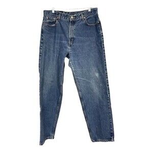 Levi Vintage 560 Loose Fit Y2K High Rise Medium Wash Straight Leg Sz 16